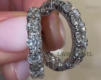 Orecchini da uomo, orecchini a cerchio con diamanti da uomo, orecchini a cerchio con zirconi cubici da uomo, orecchini a cerchio con diamanti in oro da 15 mm, orecchini a cerchio in