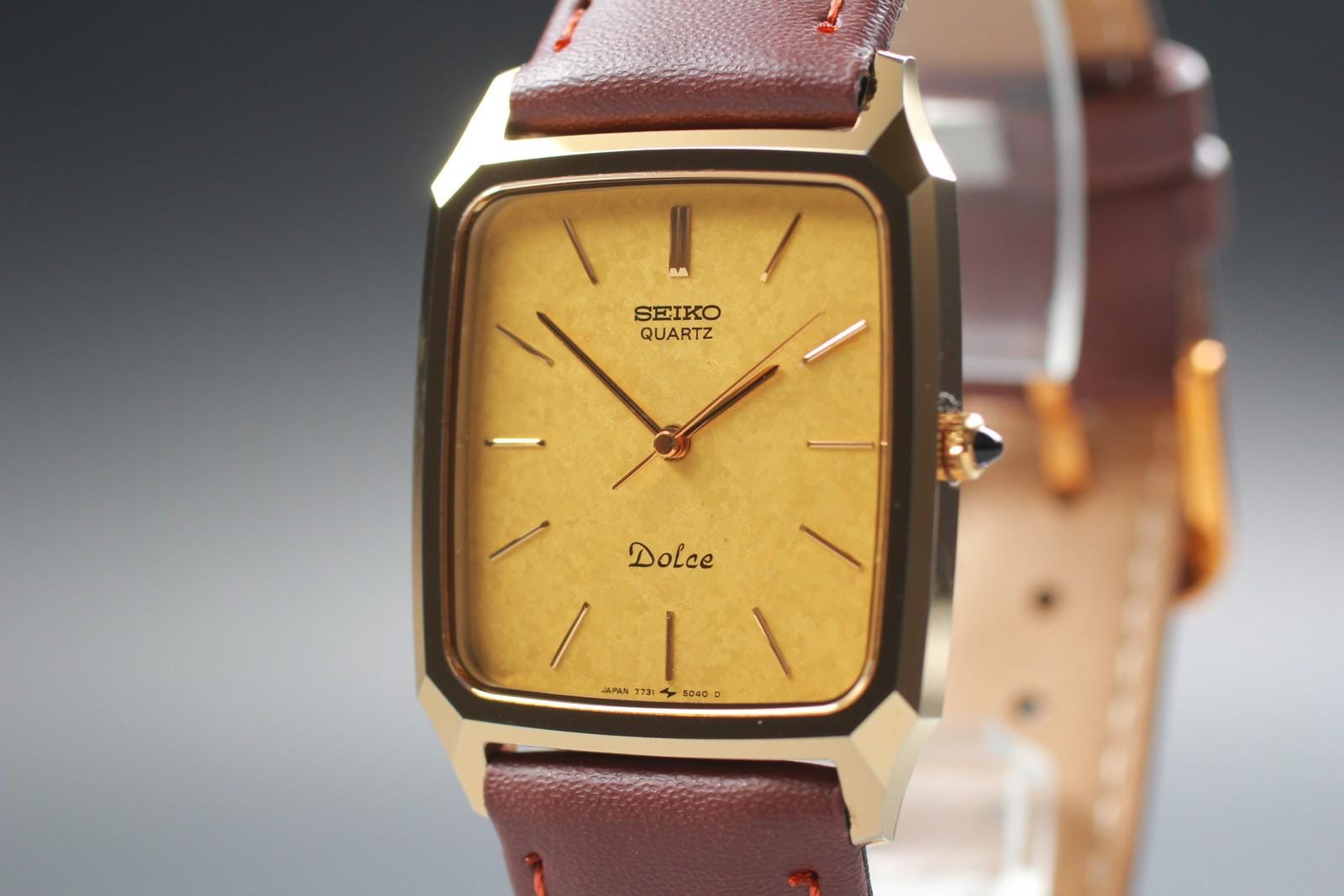 Seiko Dolce Tank Watch - Etsy