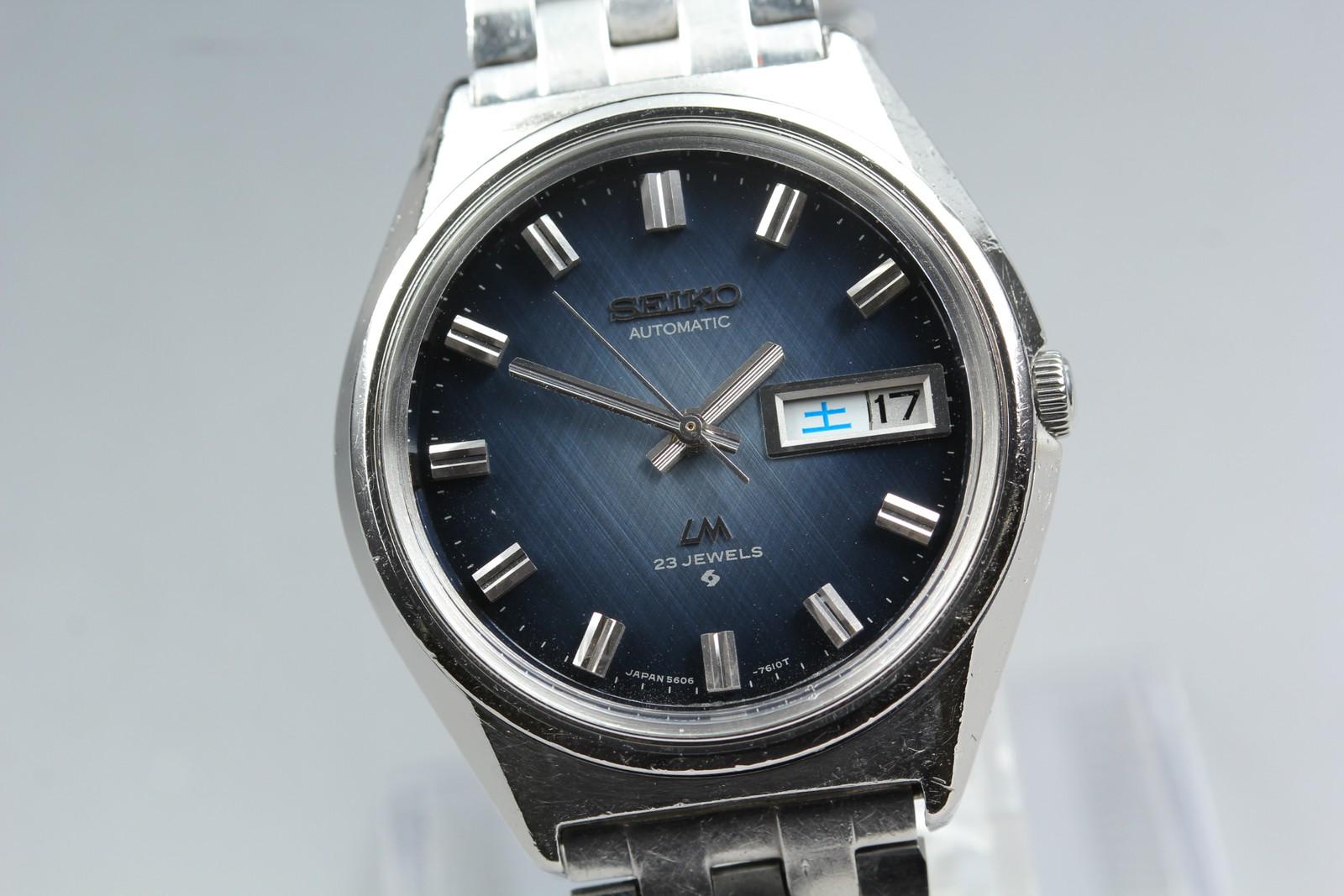 Seiko Lord Matic LM 23 Jewels Automatic ⁄ Faceted Crystal ⁄ for