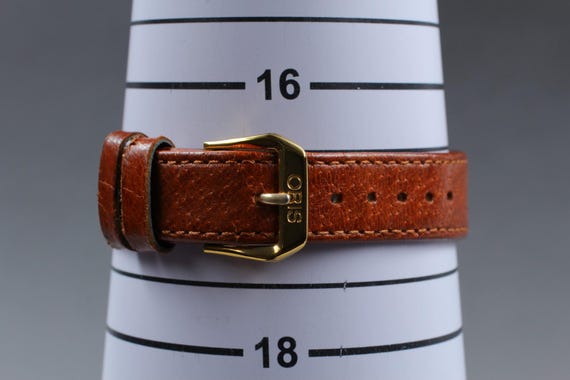 Near MINT ORIS Rectangular B7460 Pointer Date Gol… - image 8