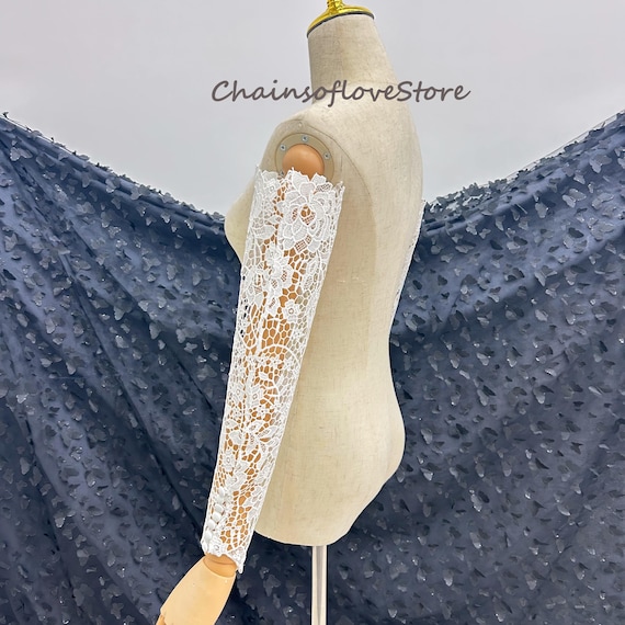 Lace Long Arm Sleeves, Sheer Bridal Arm Covers for Wedding Dresses,  Detachable Wedding Sleeves - Etsy Israel