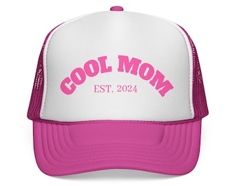 Customizable Mom Trucker Cap | Personalized Year, Mothers Day Hat