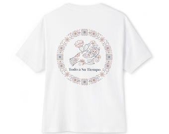 Hispanic Culture Graphic Tee | Oversized Boxy Tee