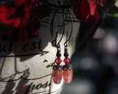 Cherry Quartz Drop Earrings
