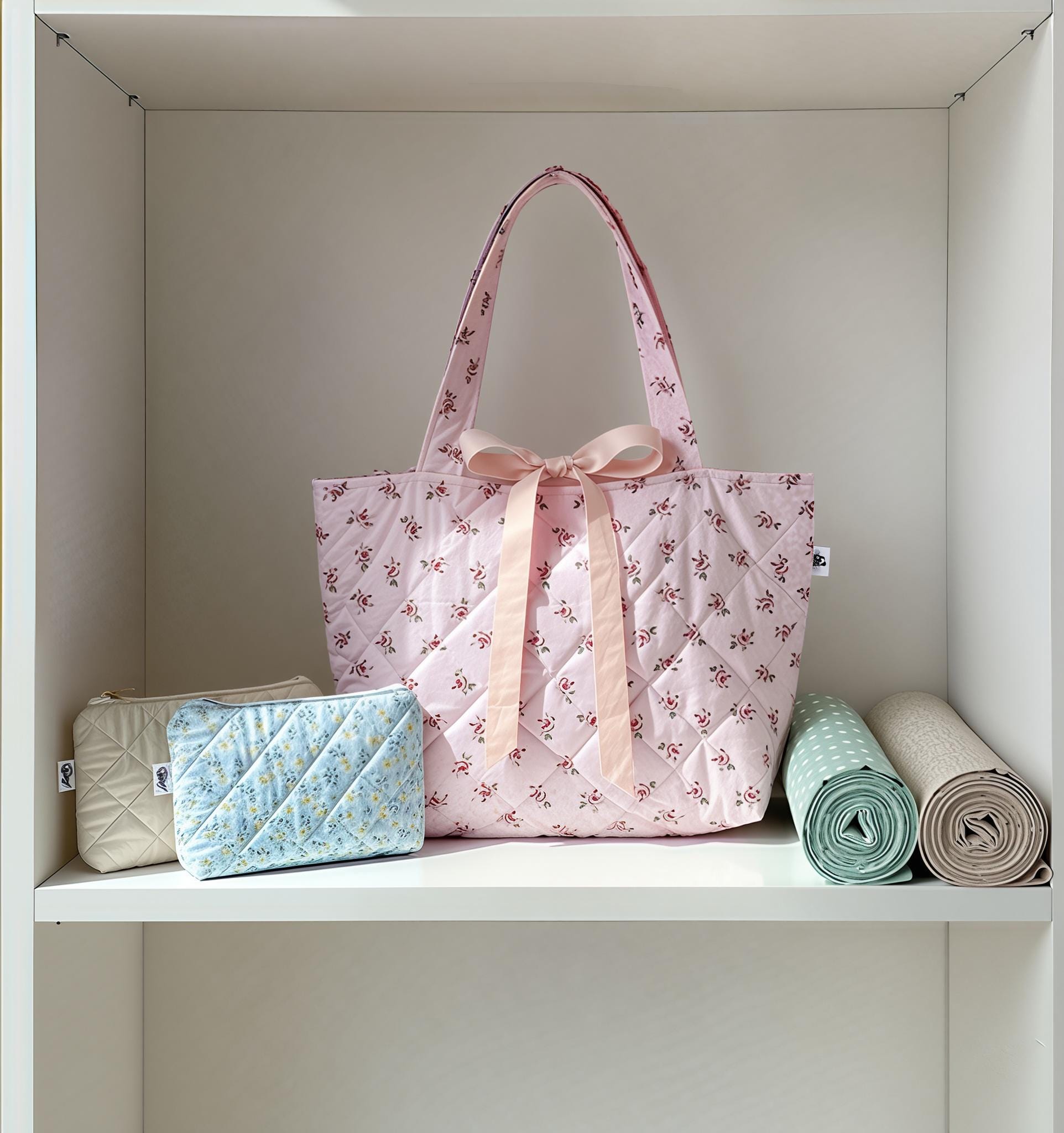 Rosie Bloom Tote Bag Sewing Pattern | Floral Tote PDF Pattern ...