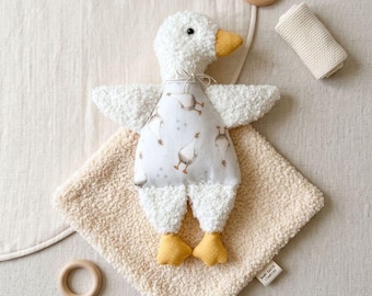 Duck Comfort Blanket Sewing Pattern PDF Baby Lovey Tutorial Plush Security Blanket DIY Nursery Gift Easy Beginner Sewing Pattern