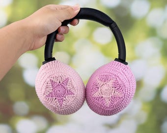 Funda de crochet para AirPod Max, funda para Sony XM4, funda para auriculares Bose, accesorios para Sony XM5, accesorios para auriculares, regalos para amantes de la música.