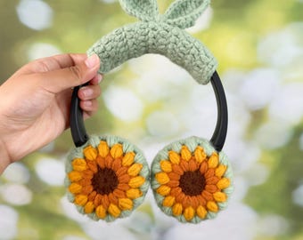 crochet handmade airpod max cover,sony xm4 cover,bose headphone cover,sony xm5 accessories,headphone accessories,Music Lovers,Handmade Gifts