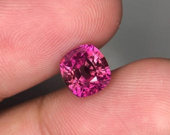 Natural Cushion Cut Sapphire 2.95cts | Madagascar Origin Fine Faceted Gem