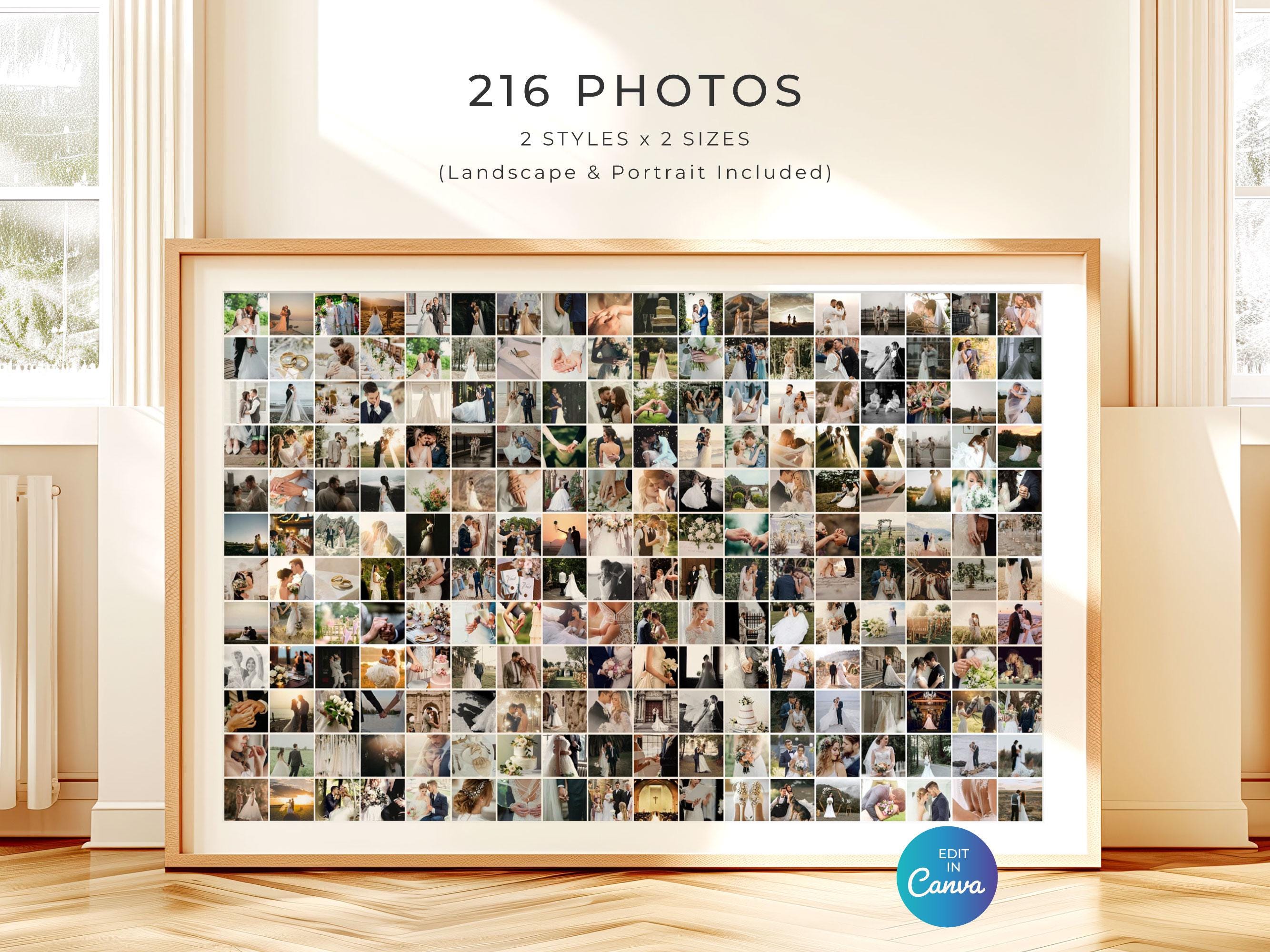 Personalised Photo Family Wall Mural Wallpaper Selfie Frame Instagram Wall Covering, Wall Decoration 240x200 Cm - Australia