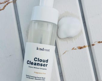 Cloud Cleanser – Gentle Hydrating Foam Face Wash | Clean Skincare | Barrier-Friendly Cleanser