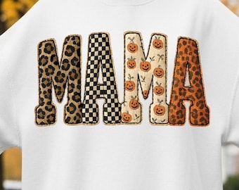 Halloween Mama Sweatshirt, Spooky Autumn Shirt