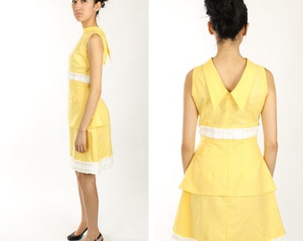 Yellow Linen Dress