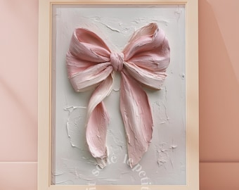Obraz „Różowa kokietka”: dziewczęca, romantyczna sztuka ścienna (do pobrania w wersji cyfrowej)
