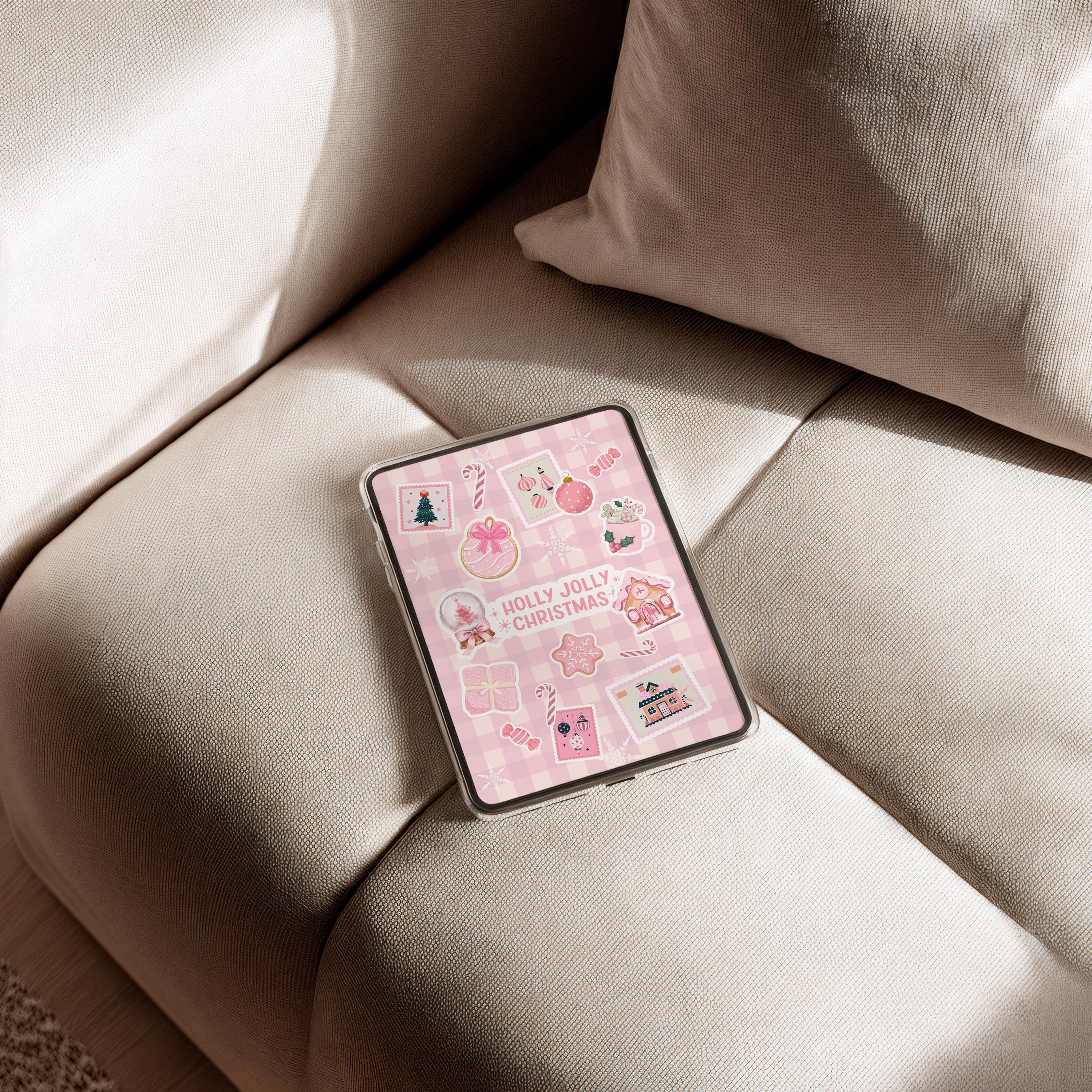 Printable Pink Coquette Christmas Kindle Insert - Etsy