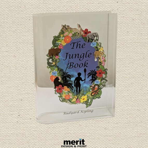 Acrylic Book Vase- The Jungle Book