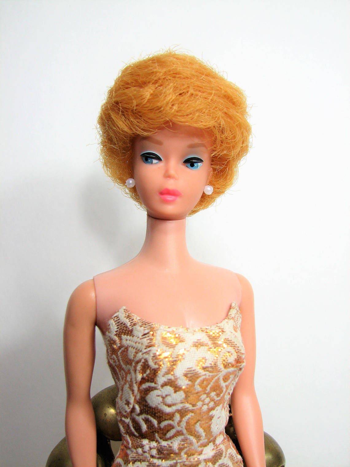Barbie Doll Bubble Cut Model Golden Blonde Etsy