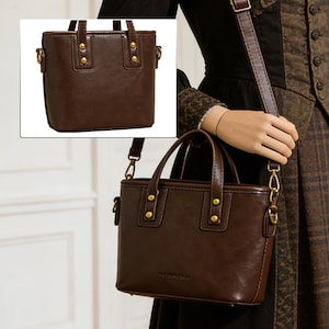 Vintage Bucket Bag Cutting Die, DIY Leather Craft, Shoulder Crossbody Bag, Commute Handbag, Classic Versatile Leather Bag, Mother's Day Gift