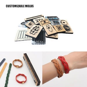 Leather bracelet leather cutting die