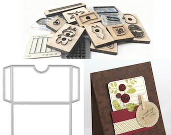 Troquel de corte de acero fino para postales, molde cuadrado personalizado para tarjetas, troquel de cuchillo DIY para manualidades de papel y cuero.