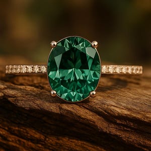 Türkiser Saphir Verlobungsring: Vintage Pear Diamant, Roségold Brautring