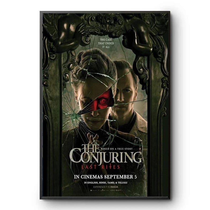 Buy The Conjuring Last Rites Movie Poster Online in India - Etsy