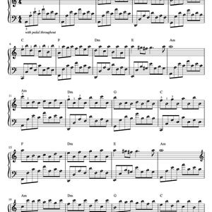 Passacaglia Piano Sheet