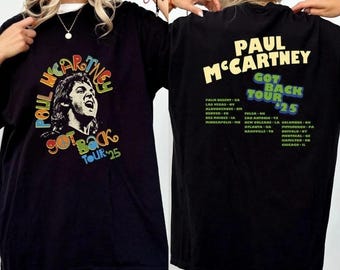 ヴィンテージ ポール・マッカートニー ホワイト ツアー T シャツ
