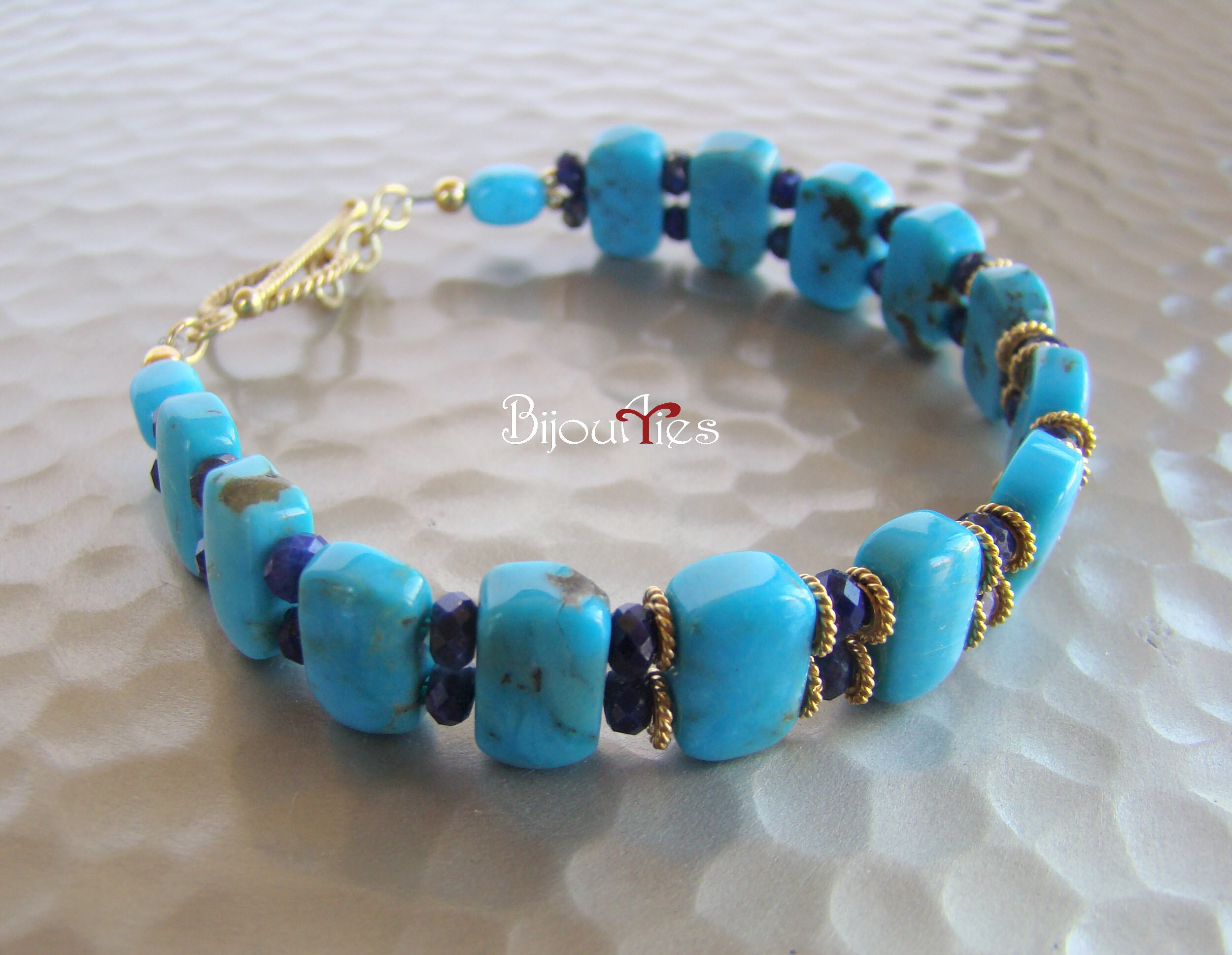 SILOE BR - Bracelet Bleu Turquoise