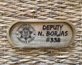 Bandeja para pequeños objetos personalizada con el logo de Leo