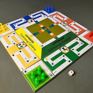 LUDOMAZE – Handmade 3D Ludo with Portals and Maze Paths | Strategic Family Board Game | Unique Twist on Classic Ludo | Gift for All Ages