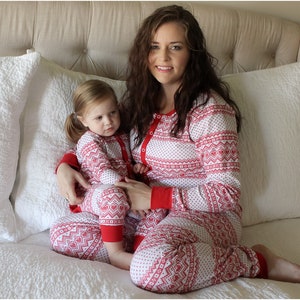 Adult Long Johns PDF Sewing Pattern: Adult One-Piece Pajamas, Adult Union Suit, Family PJs image 2