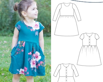 baby girl simple dress pattern