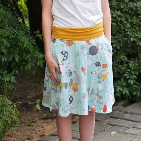 Seattle Skater Skirt: Women's Skirt PDF Sewing Pattern