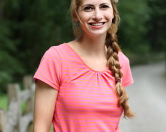 Santa Fe Tee: Women's Tee Pattern, Plus Size Pattern