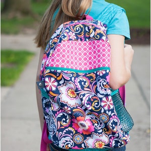 Patron de couture sac à dos étudiant étoile