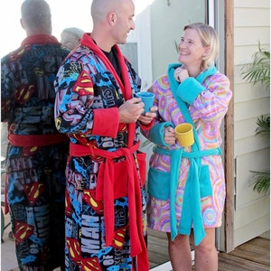 Riverside Robe: Adult Bath Robe Sewing Pattern
