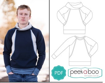 Alpental Pullover PDF Sewing Pattern for Men