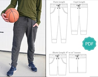 Jackson Joggers for Men PDF Sewing Pattern