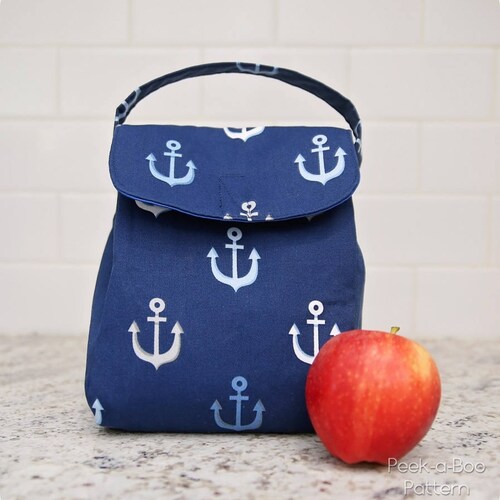 Insulated Lunch Bag PDF Sewing Pattern Etsy