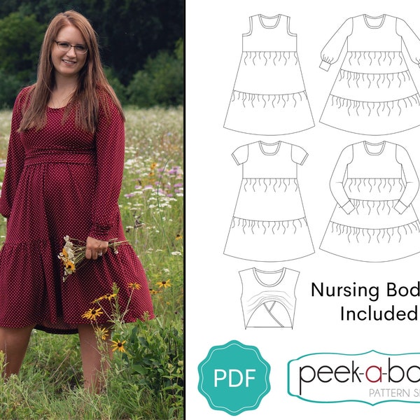 Dress Pattern Etsy