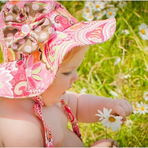 Floppy Flower Sun Hat: Sun Hat PDF Sewing Pattern image 1