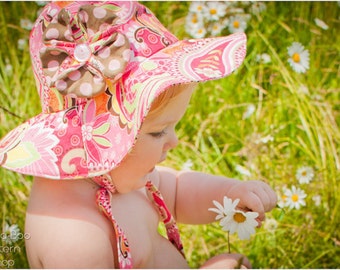 Floppy Flower Sun Hat: Sun Hat PDF Sewing Pattern