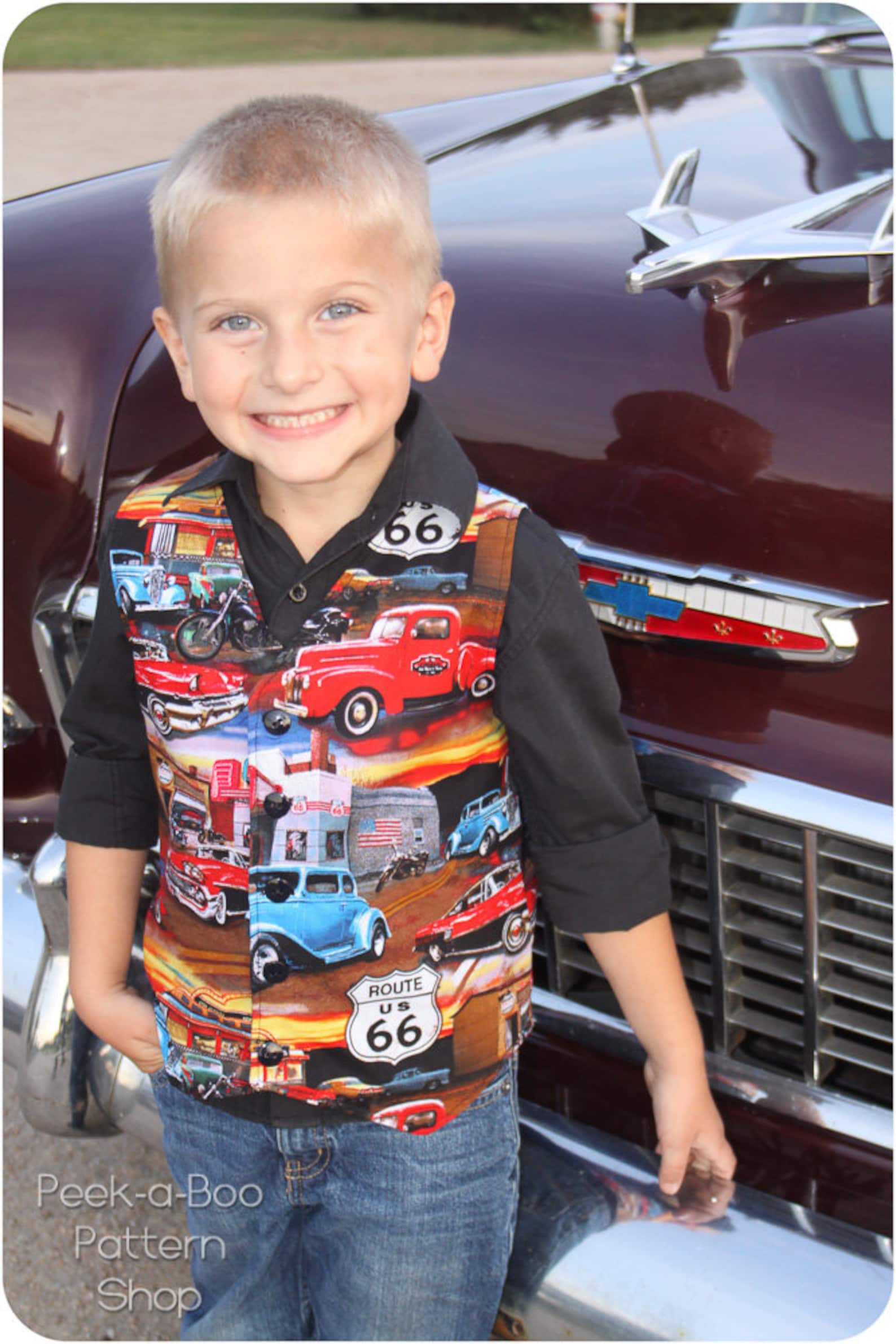 Little Gentleman Vest Sewing Pattern Boys Vest Pattern Baby Etsy