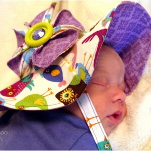 Floppy Flower Sun Hat: Sun Hat PDF Sewing Pattern image 4