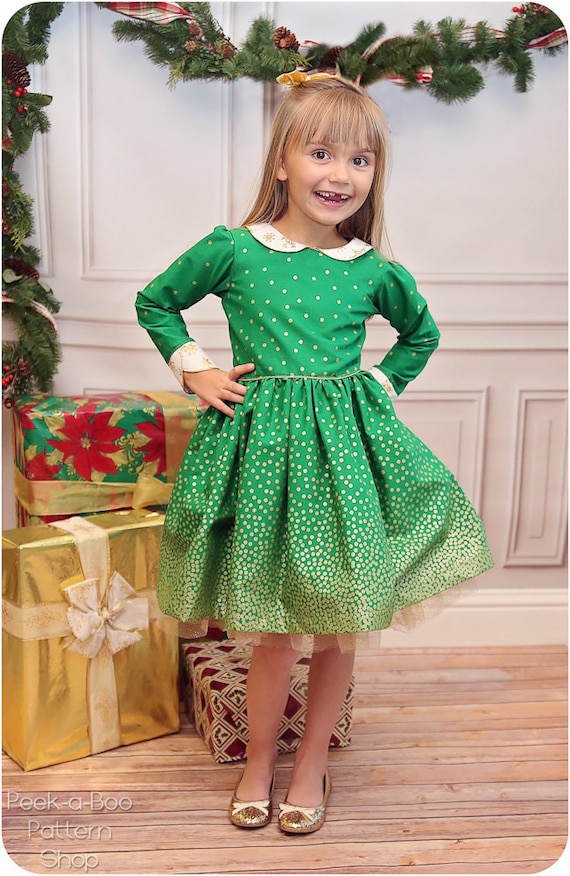 Jubilee Party Dress Sewing Pattern Girls Dress Sewing Pattern