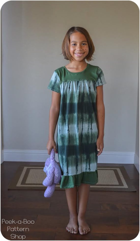 Patron chemise de nuit Dreamland patron de chemise de nuit pour fille patron de chemise de nuit longue Etsy France