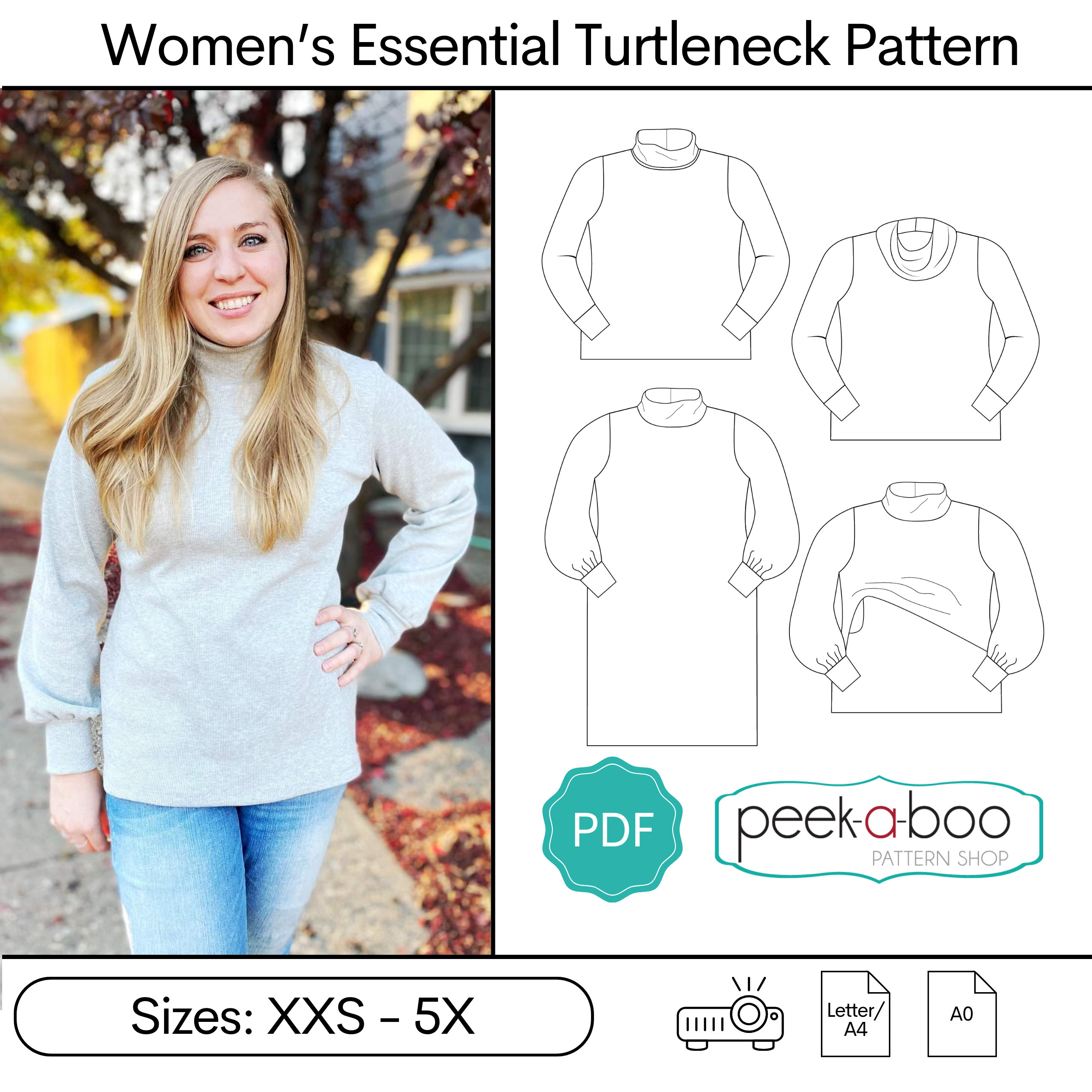 nursing turtleneck