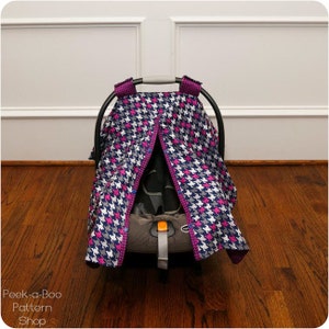 Lullaby Line Car Seat Cover Sewing Pattern image 4