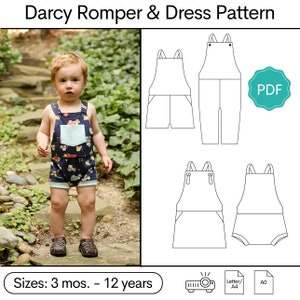 Darcy Romper & Dress PDF Sewing Pattern